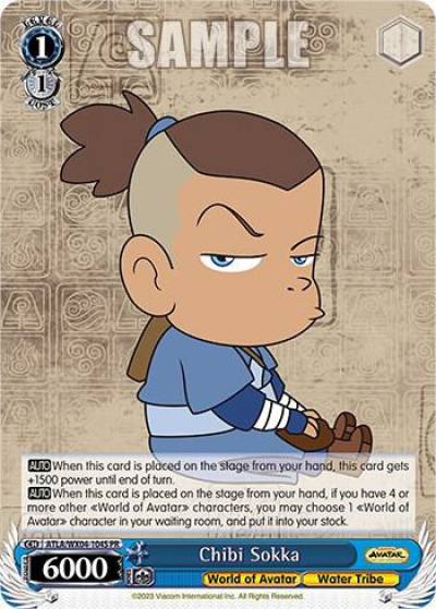 Chibi Sokka Foil ATLA/WX04-104S PR Avatar: The Last Airbender Card