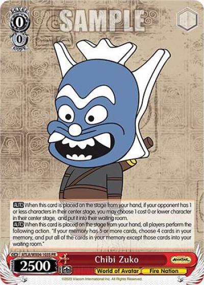 Chibi Zuko Foil ATLA/WX04-103S PR Avatar: The Last Airbender Card