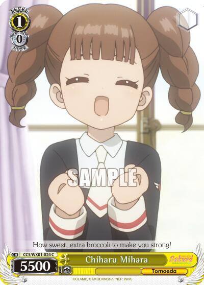 Chiharu Mihara CCS/WX01-024 C Cardcaptor Sakura: Clear Card Card