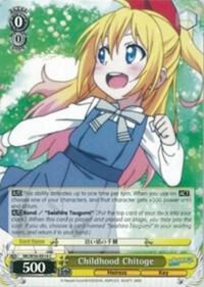 Childhood Chitoge NK/W30-E014 C NISEKOI -False Love- Card