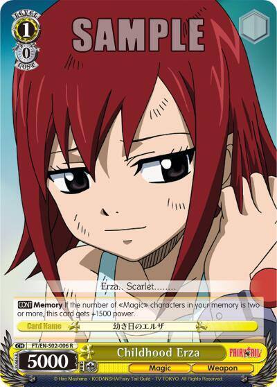 Childhood Erza FT/EN-S02-006 R Fairy Tail ver.E Card