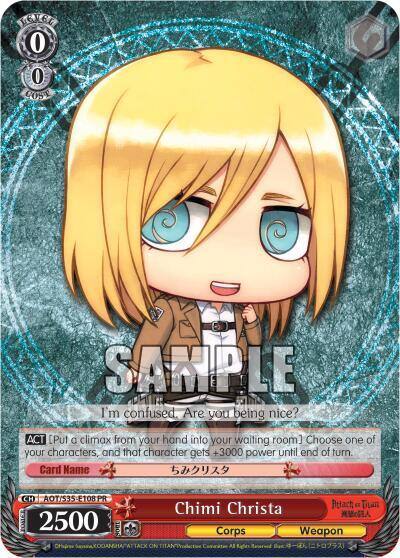 Chimi Christa AOT/S35-E108 PR Attack on Titan Card