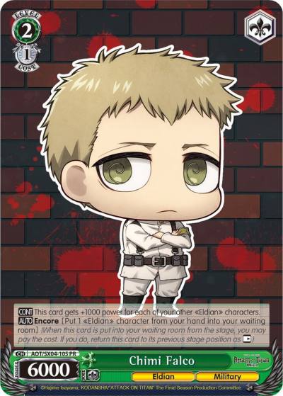 Chimi Falco AOT/SX04-105 PR Attack On Titan: Final Season Card