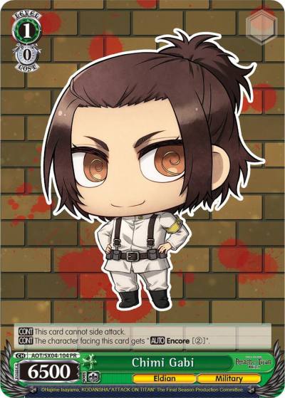 Chimi Gabi AOT/SX04-104 PR Attack On Titan: Final Season Card