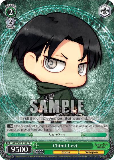 Chimi Levi AOT/S35-E106 PR Attack on Titan Card