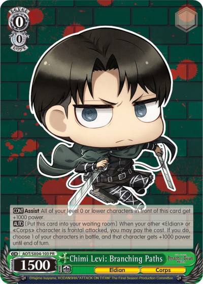 Chimi Levi Branching Paths AOT/SX04-103 PR Attack On Titan: Final Season Card