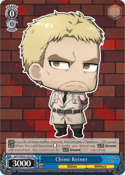 Chimi Reiner AOT/SX04-107 PR Attack On Titan: Final Season Card