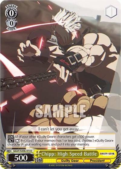 Chipp High Speed Battle GGST/SX06-014 C Guilty Gear -Strive- Card