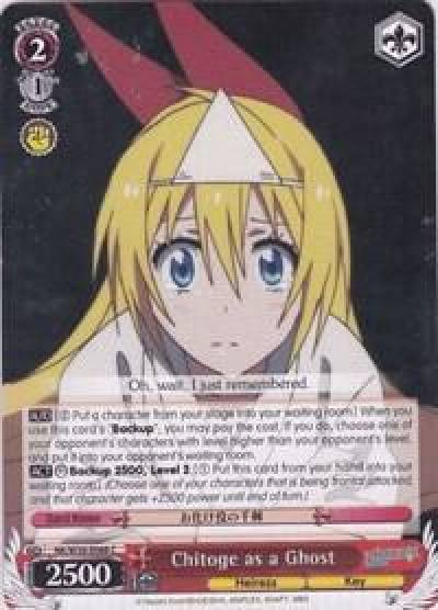 Chitoge as a Ghost NK/W30-E068 C NISEKOI -False Love- Card