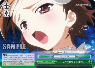 Chiyuris Tears AW/S18-E053 CR Accel World Card