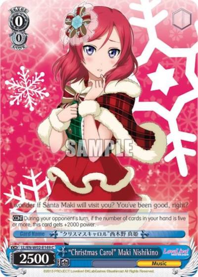 Christmas Carol Maki Nishikino LL/EN-W02-E149 C Love Live! DX Vol.2 Card