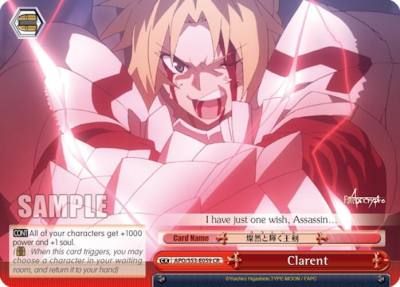 Clarent APO/S53-E059 CR Fate/Apocrypha Card