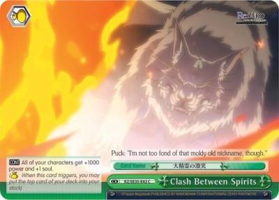 Clash Between Spirits RZ/SE35-E42 C Re:ZERO: The Frozen Bond Card