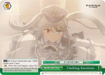 Clashing Emotions DAL/WE33-E049 R Date A Bullet Card