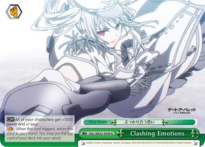 Clashing Emotions Parallel Foil DAL/WE33-E049 R Date A Bullet Card