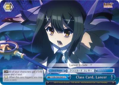 Class Card Lancer PI/EN-S04-E085 CC Fate/kaleid liner PRISMA ILLYA DX Card