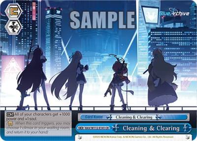 Cleaning and Clearing BAV/W112-E141 CR Blue Archive Card