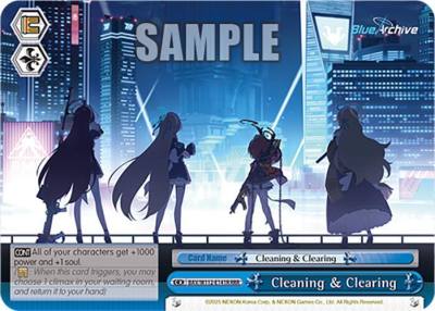 Cleaning and Clearing RRR BAV/W112-E141R RRR Blue Archive Card