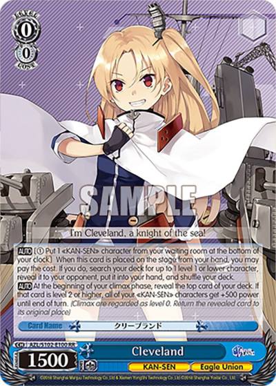 Cleveland AZL/S102-E100 RR Azur Lane Card