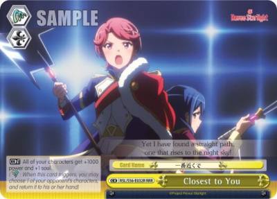 Closest to You RRR RSL/S56-E032R RRR Revue Starlight Card