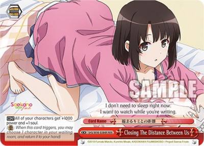 Closing The Distance Between Us RRR SHS/W98-E084R RRR Saekano the Movie: Finale Card
