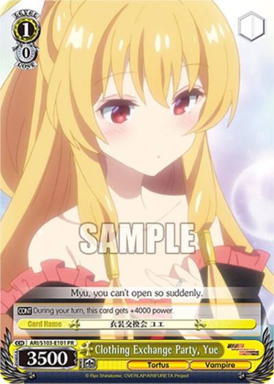 Clothing Exchange Party Yue ARI/S103-E101 PR Arifureta: From Commonplace to World's Strongest Card