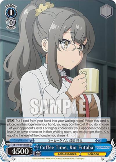 Coffee Time Rio Futaba SBY/W114-E096 C Rascal Does Not Dream Series Card
