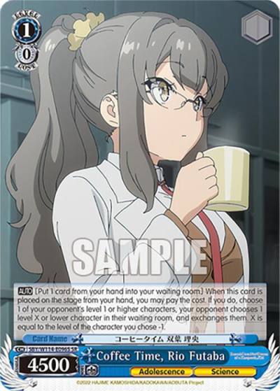 Coffee Time Rio Futaba SR SBY/W114-E096S SR Rascal Does Not Dream Series Card