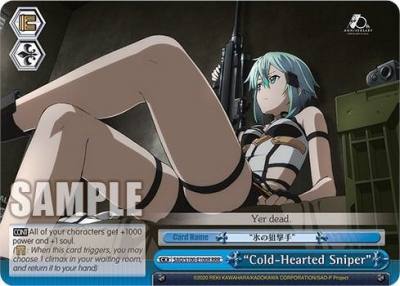 Cold Hearted Sniper RRR SAO/S100-E100R RRR Sword Art Online Animation 10th Anniversary Card