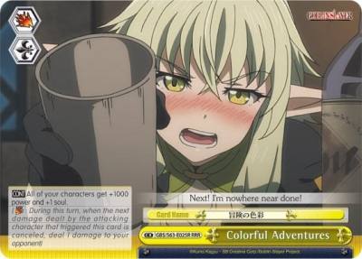 Colorful Adventures RRR GBS/S63-E025R RRR Goblin Slayer Card