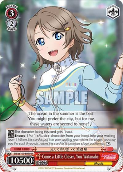 Come a Little Closer You Watanabe SIS/W109-E079 U Love Live! School idol festival 2 MIRACLE LIVE! Card