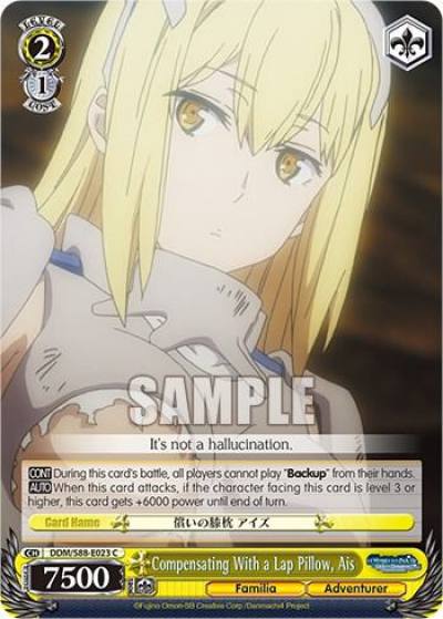 Compensating With a Lap Pillow Ais DDM/S88-E023 C Is it Wrong to Try to Pick Up Girls in a Dungeon? Card