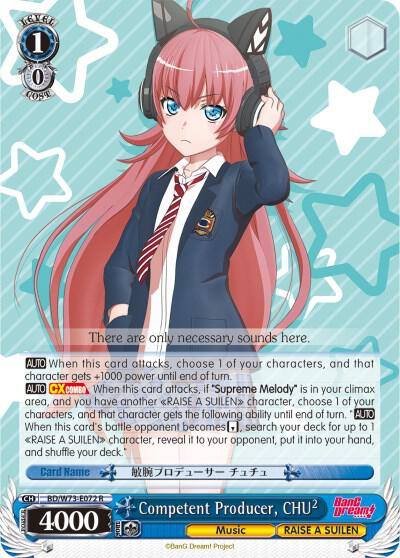 Competent Producer CHU BD/W73-E072 R BanG Dream! Vol.2 Card