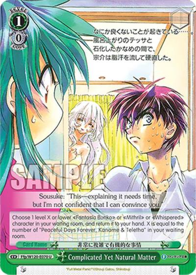 Complicated Yet Natural Matter Ffp/W120-E070 U Fujimi Fantasia Bunko Vol.2 Card