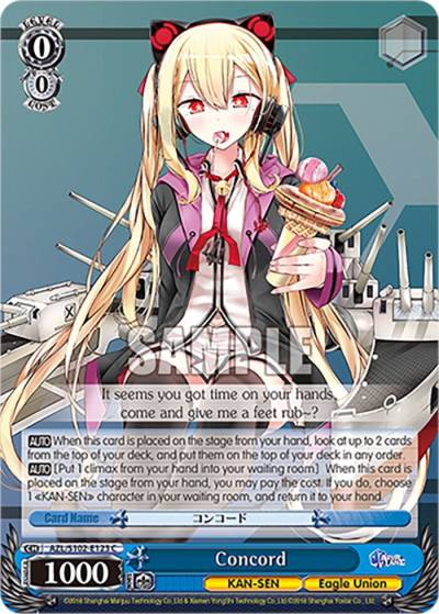 Concord AZL/S102-E123 C Azur Lane Card