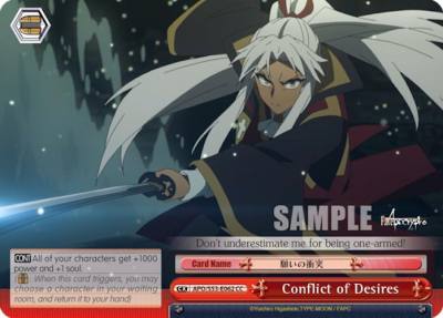 Conflict of Desires APO/S53-E062 CC Fate/Apocrypha Card