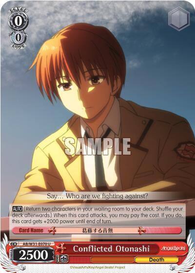 Conflicted Otonashi AB/W31-E070 U Angel Beats! Re:Edit Card