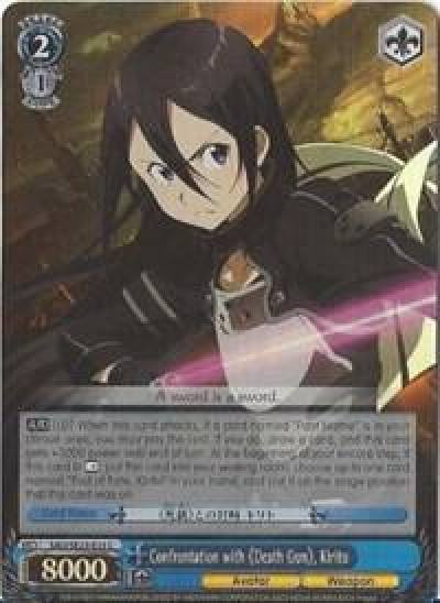 Confrontation with Death Gun Kirito Parallel Foil SAO/SE23-E33 C Sword Art Online II Card