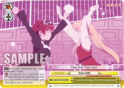Confronting Determination RRR SHS/W71-E031R RRR Saekano How to Raise a Boring Girlfriend. flat Card