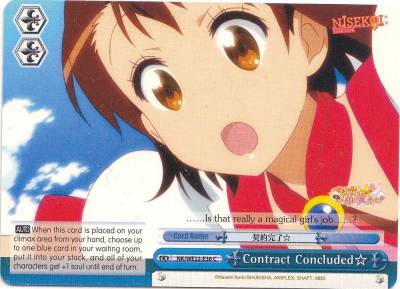 Contract Concluded NK/WE22-E36 NISEKOI Extra Booster Card