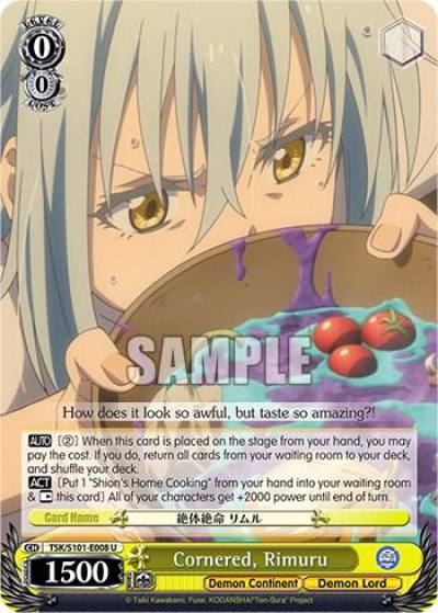 Cornered Rimuru TSK/S101-E008 U That Time I Got Reincarnated as a Slime Vol.3 Card