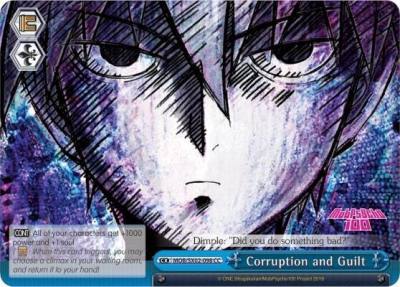 Corruption and Guilt MOB/SX02-098 CC Mob Psycho 100 Card