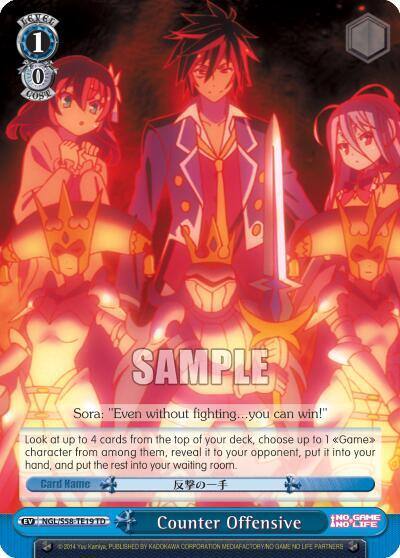 Counter Offensive NGL/S58-TE19 TD No Game No Life Card