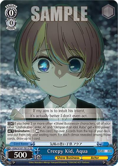 Creepy Kid Aqua OSK/S107-TE13 TD [OSHI NO KO] Card
