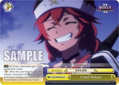 Cruel Nature OVL/S99-E023 CC Nazarick: Tomb of the Undead Vol.2 Card
