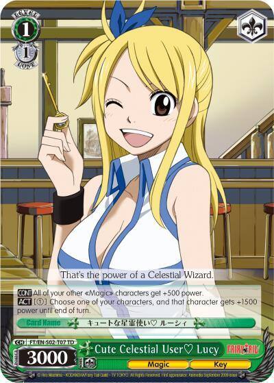 Cute Celestial User Lucy FT/EN-S02-T07 TD Fairy Tail ver.E Card