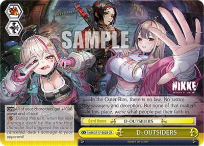 D OUTSIDERS NIK/S117-E028 CR GODDESS OF VICTORY: NIKKE Card