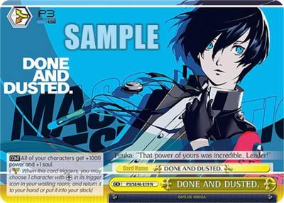 DONE AND DUSTED P3/SE46-E19N Persona 3 Reload Premium Booster Card