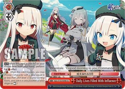 Daily Lives Filled With Influence AZL/S102-E096 CC Azur Lane Card