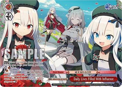 Daily Lives Filled With Influence PR AZL/S102-E152 PR Azur Lane Card